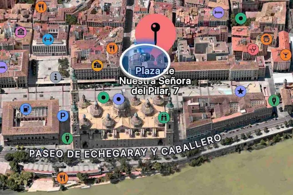 شقة La Plaza Del Pilar سرقسطة المظهر الخارجي الصورة